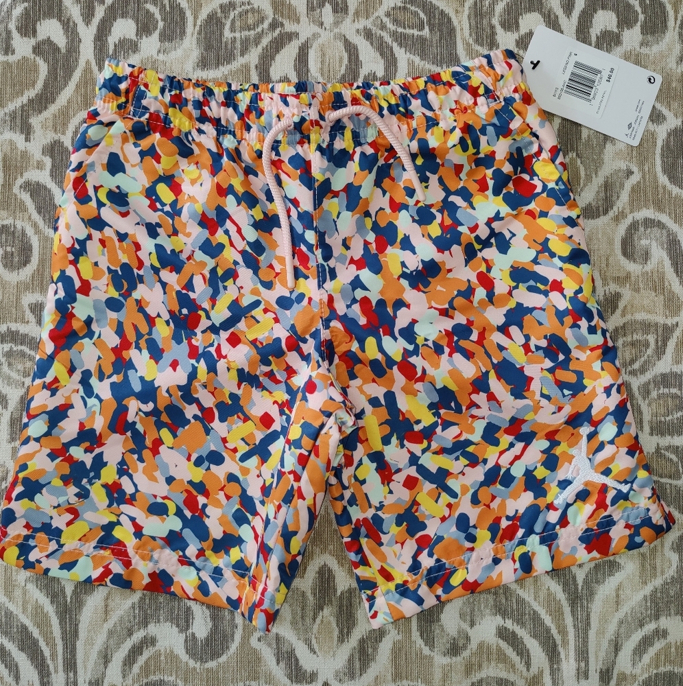 Little Kids' MJ Essentials Poolside Printed Shorts